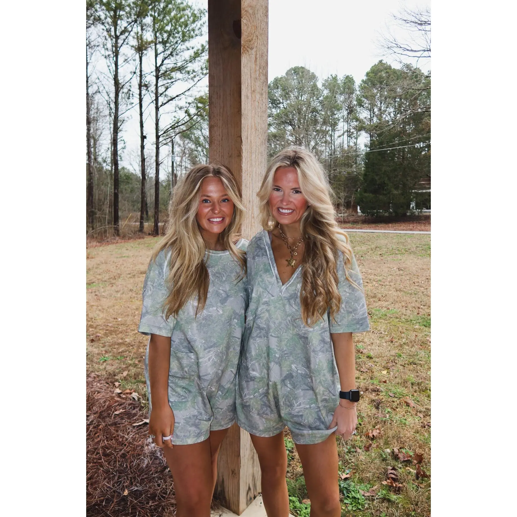 Reversible Camo Tee Romper