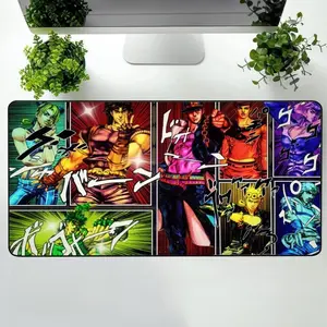 Joestar Legacy Desk Mat, JoJo?s Bizarre Adventure Mouse Pad, Desk Mat Gift
