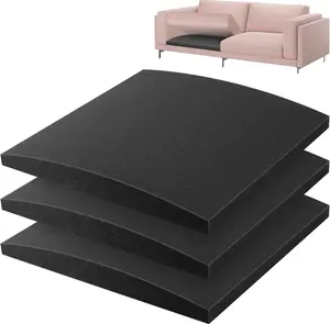 1/2/3PC Black Firm Sofa Support Insert for Couch, Chair & Recliner, Improves Seat Comfort and Stability