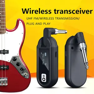 UHF Wireless Guitar System DSP Rechargeable Audio Transmitter&Receiver Guitar Amplifier Guitar Accessories