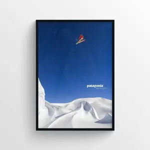 Patagonia 2012 Winter Magazine Poster - landspace travel poster, Unframed Wall Art, Home Decoration Poster for Fans
