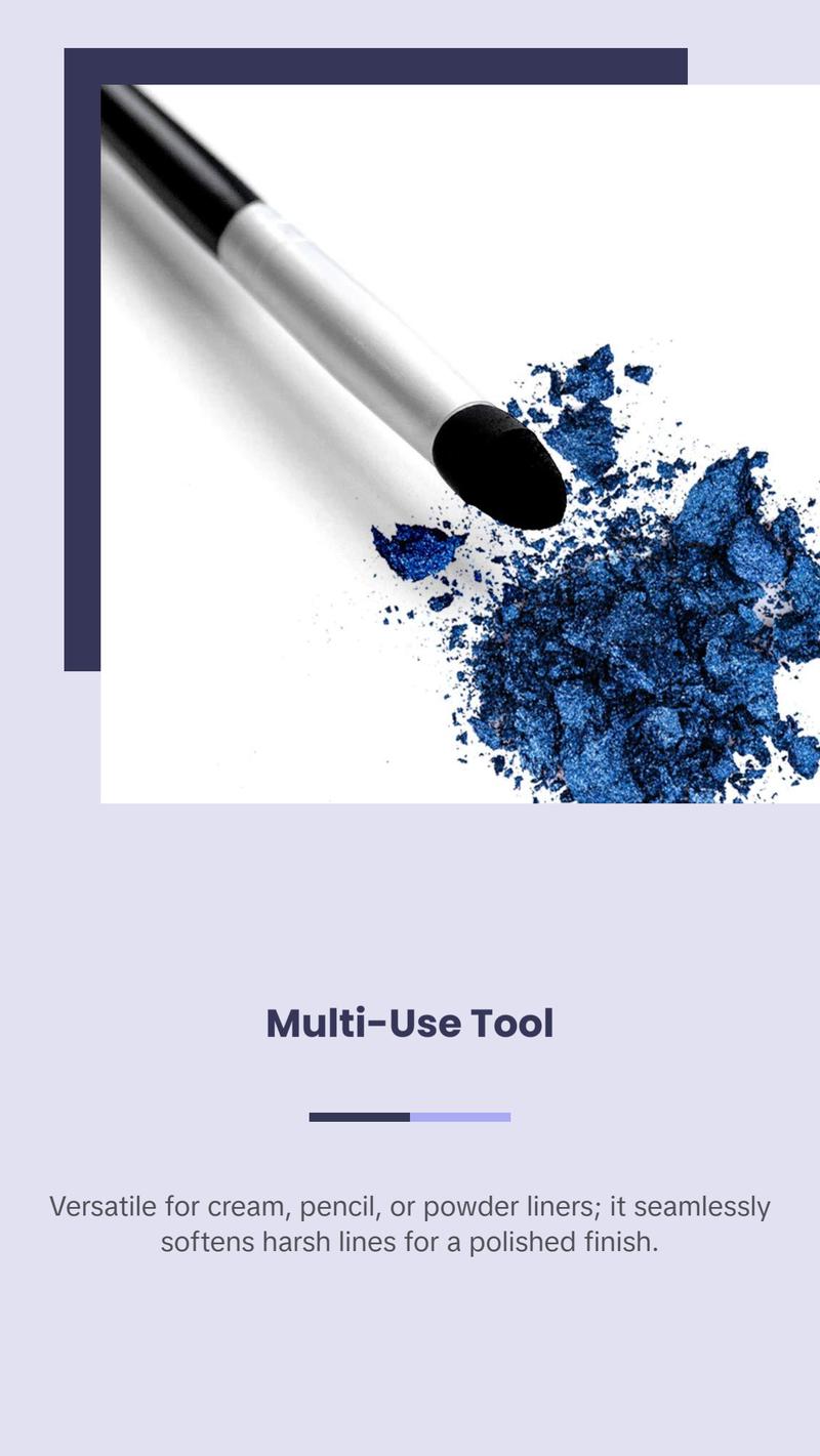 Palladio Smudge Brush, Pointed Sponge Applicator Flawless Blending, Smooth Finish, Synthetic Sponge, Soft Feel, Comfortable Grip, Professional Application Palladio Smudge Brush, Pointed Sponge Applicator Flawless Blending, Smooth Finish, Synthetic Sponge, Soft Feel, Comfortable Grip, Professional Application