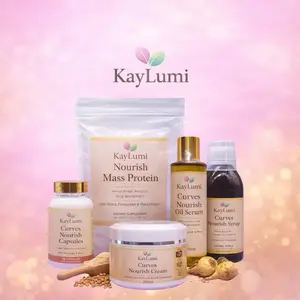 KayLumi  Nourish Complete Wellness Set - Protein Capsules Oil Cream for Body Nourishment Supplement