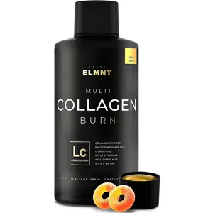 Liquid Collagen Protein Drink with Hyaluronic Acid & Biotin, Multi Collagen Supplement Shots, Unflavored