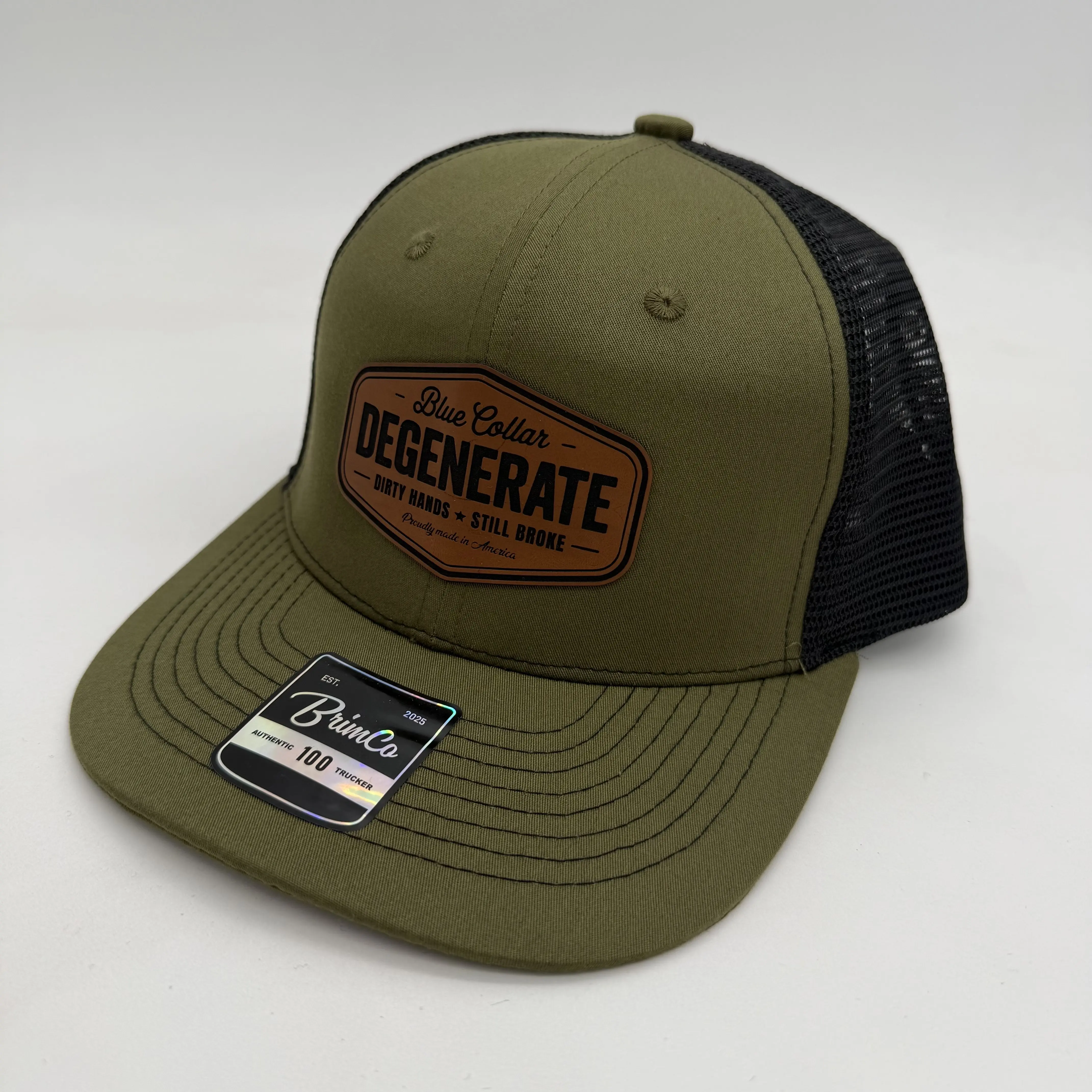 Blue Collar Degenerate Hat / I Don't Know I Just Work Here - BrimCo Hat Bundle