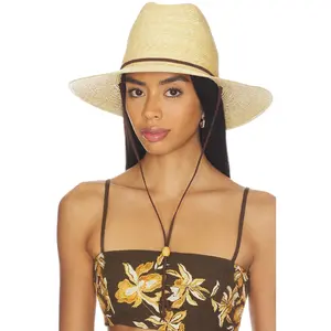 Hat Attack Willow Mini Surfer Fedora Hat in Natural
