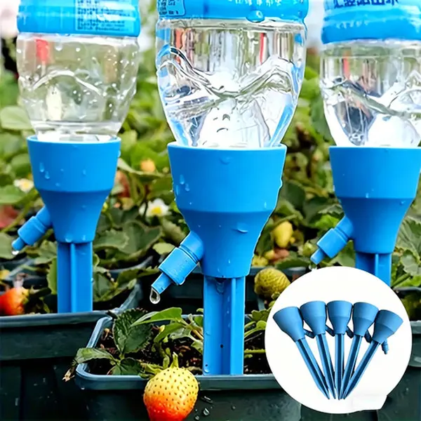 5Pcs Automatic Self Watering Spikes Drip Irrigation Device Indoor Potted Plants