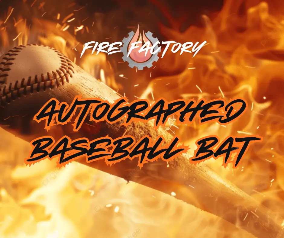 Fire Factory Autographed Baseball Bat! Case of 16 Mystery Boxes