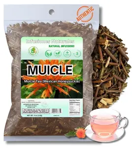 Muicle Herbal Tea (Mexican Honeysuckle) – 4 oz Loose Leaf – 100% Natural, Wildcrafted, Vegan, Non-GMO, Gluten-Free, Caffeine-Free – Authentic Mexican Herbal Infusion – by BexpertsUSA