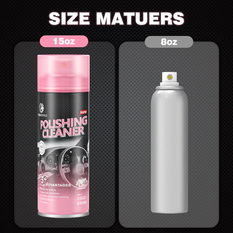 Donkeypro Car Interior Detailer & Restorer – Protects & Polishes Leather, Plastic, Rubber – User-Friendly Trim Restorer with UV Protection – Safe Auto Detailing Supplies – 15 Oz Kit