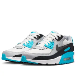 Nike Air Max 90 LTR Platinum Tint Blue Lightning (GS) CD6864-034 New