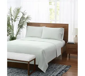 Brooklyn Loom Pinstripe Full 4 Piece Sheet Set