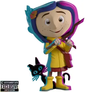 Coraline and the Cat Illuminated Variant Vinyl Figure #3 - Entertainment Earth Exclusive