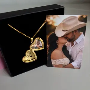 Heart locket with picture