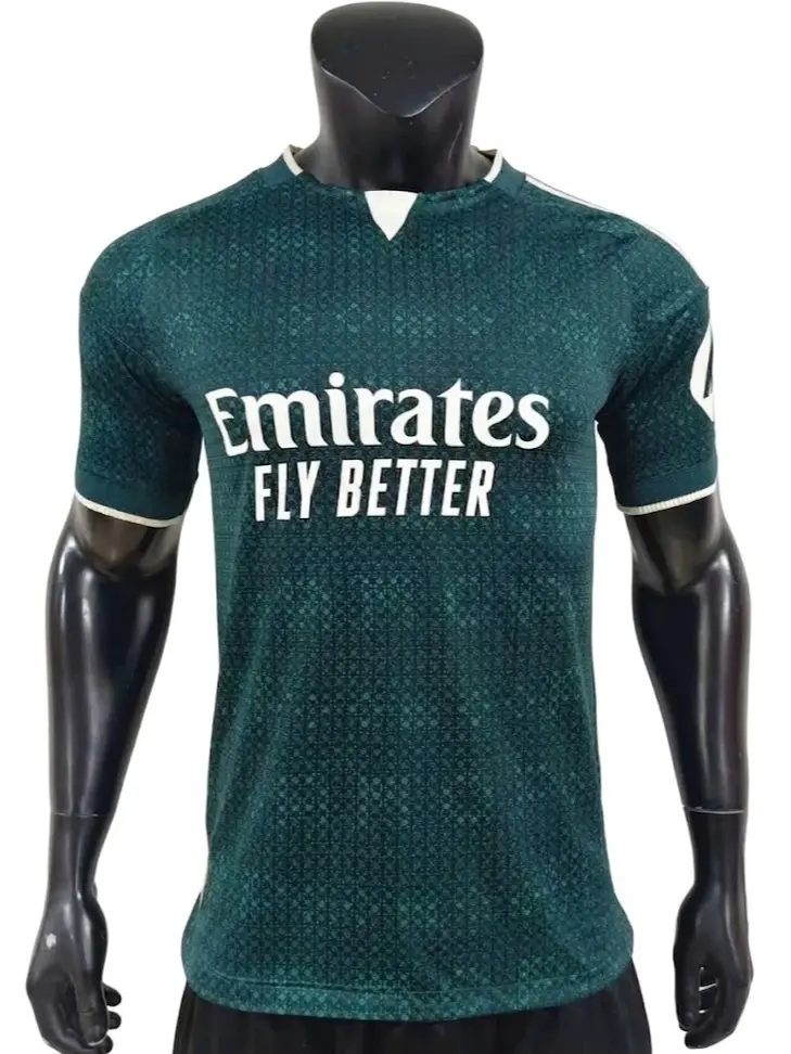 [Full Logo] 2026/27 Season Blue Soccer Jersey (Unisex) – Away Kit – Customizable Name & Number.