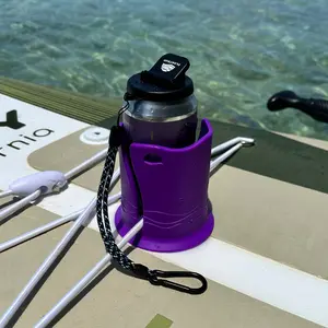 Floatsup Can Cover - Keep water out of your drinks! - With strap and carabiner - No lost can covers while paddle boarding and kayaking! Drinkware Handy