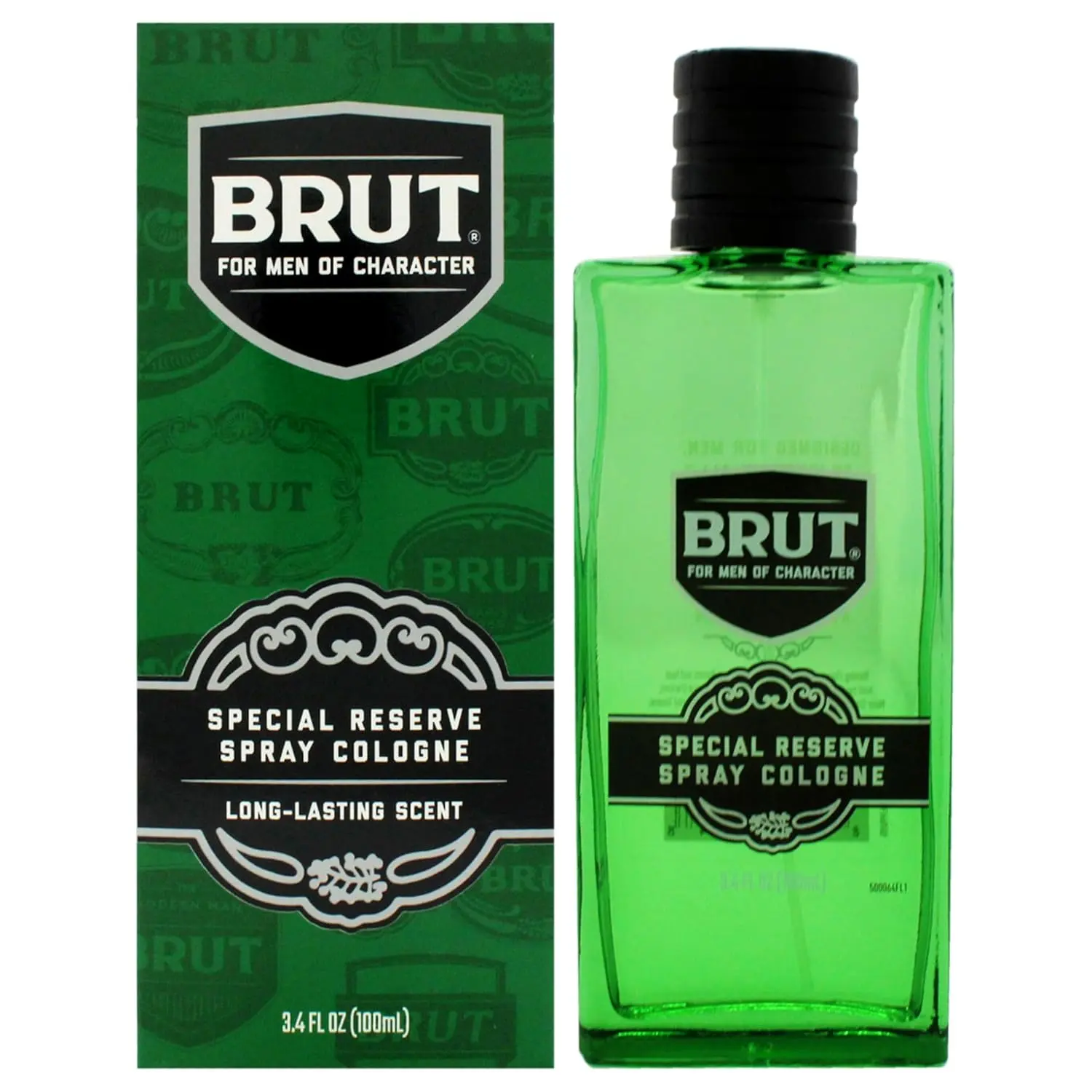 Brut Special Reserve for Men Spray- 3.4 oz EDC Spray Masculine Blend Fragrance Bergamot Amber