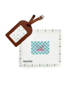 Custom Monogram Self-Finishing Luggage Tag