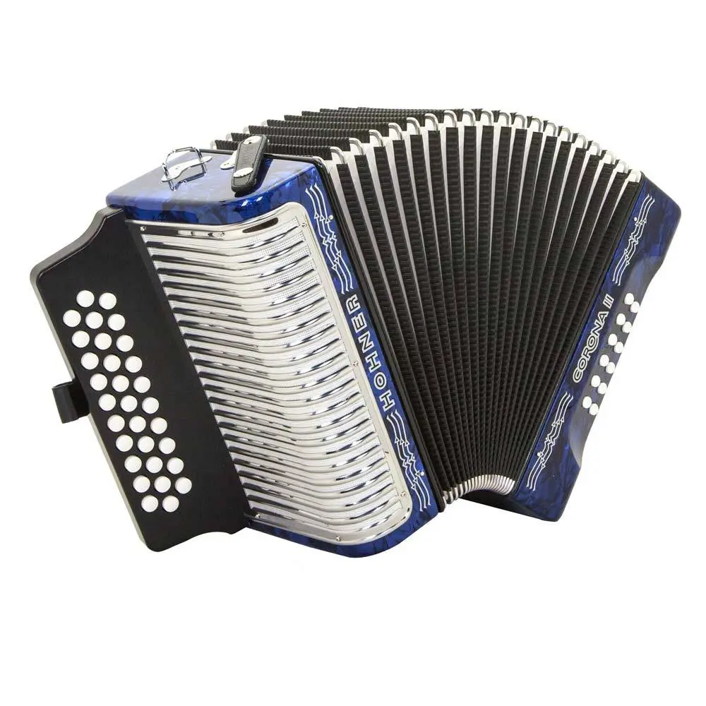 Hohner Corona II Accordion GCF Blue
