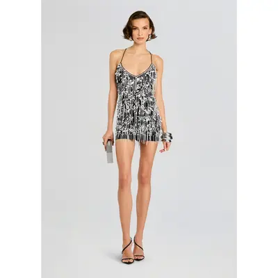 kenia sequin dress Retrofete Kenia Strapless Sequined Gown