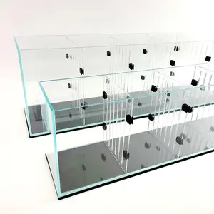Acrylic Divider Plate for 6 Gallon Bookshelf Aquariums - BLACK