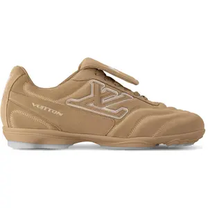 Louis Vuitton LV Footprint Soccer Beige Sneaker - Lightly Worn