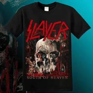 Slayer South of Heaven Vintage Thrash Metal Band Graphic Tee T-Shirt – Unisex Streetwear Essential Trending Design for Fans and Gifts