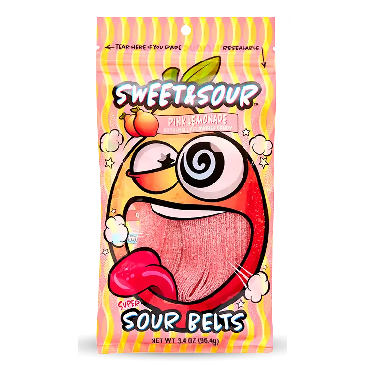 Pink Lemonade Sour Belts