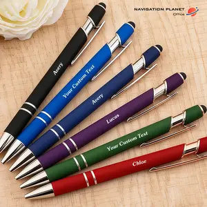 10 Custom Ballpoint Pen Set with Free Engraving Personalized Office Pens for Work Study & Business Gifts Color Marker Set