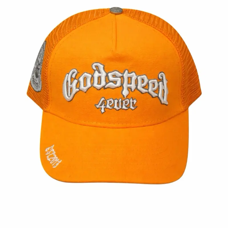 Godspeed 4ever GS Trucker Hats (Orange/white) - TikTok Shop