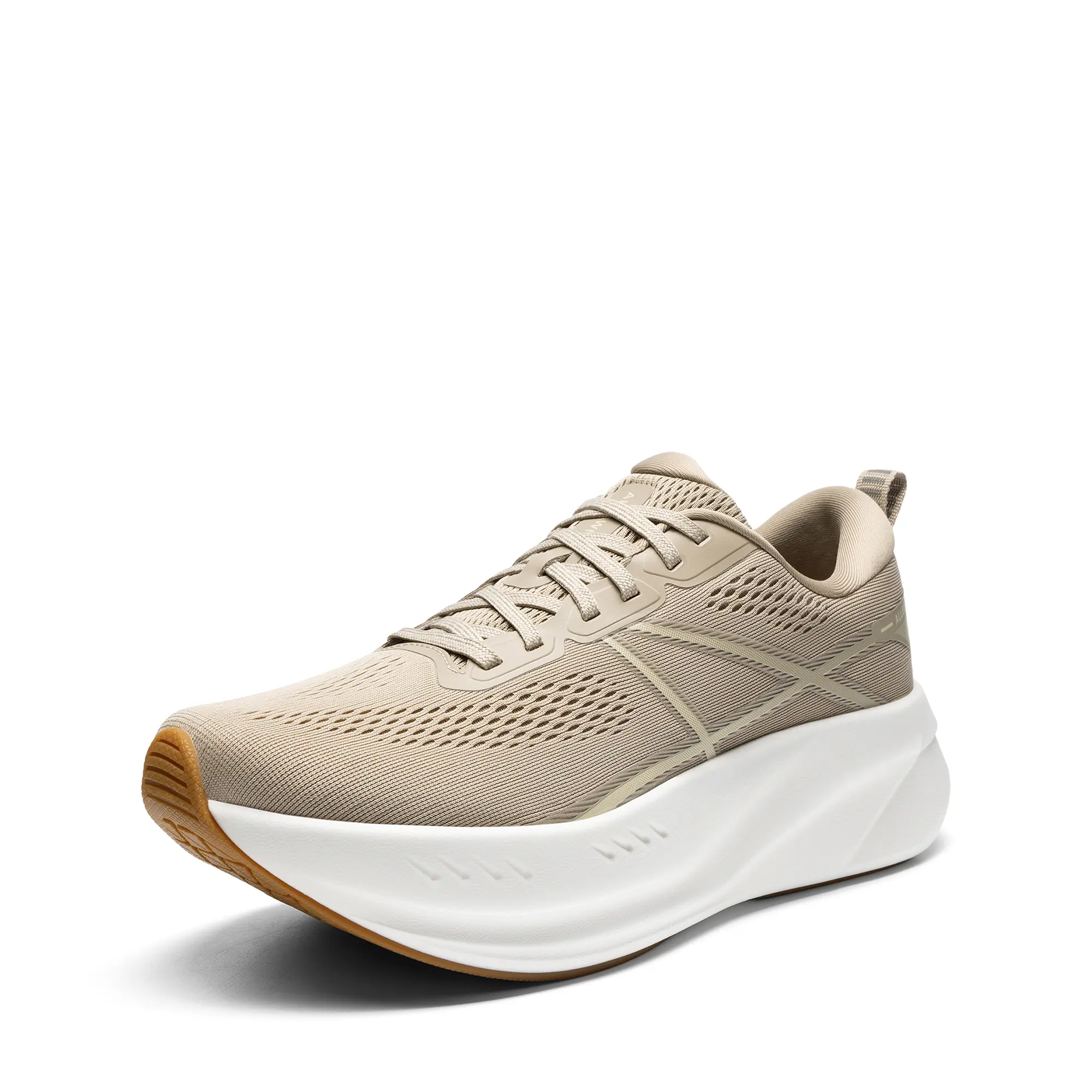 Men's Road Running Shoes Cushion Shoes Non-Slip Comfortable Lightweight Gym Workout Athletic Arch Support Sneakers