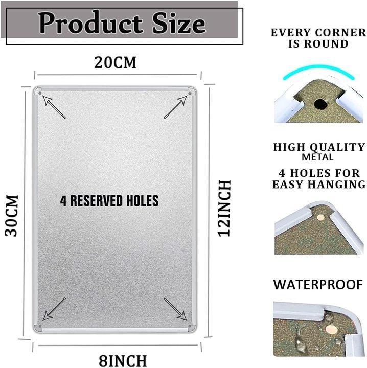 2D Flat, 2D flat Metal and iron wall art signs, cat tattoo shop - tattoo themed creative decoration, 12x8 inches - wall decoration, suitable for living rooms, tattoo shops, bedrooms, offices, cafes, bathrooms, perfect indoor and o