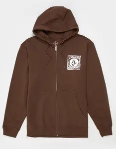 VOLCOM Flagged Mens Zip-Up Hoodie