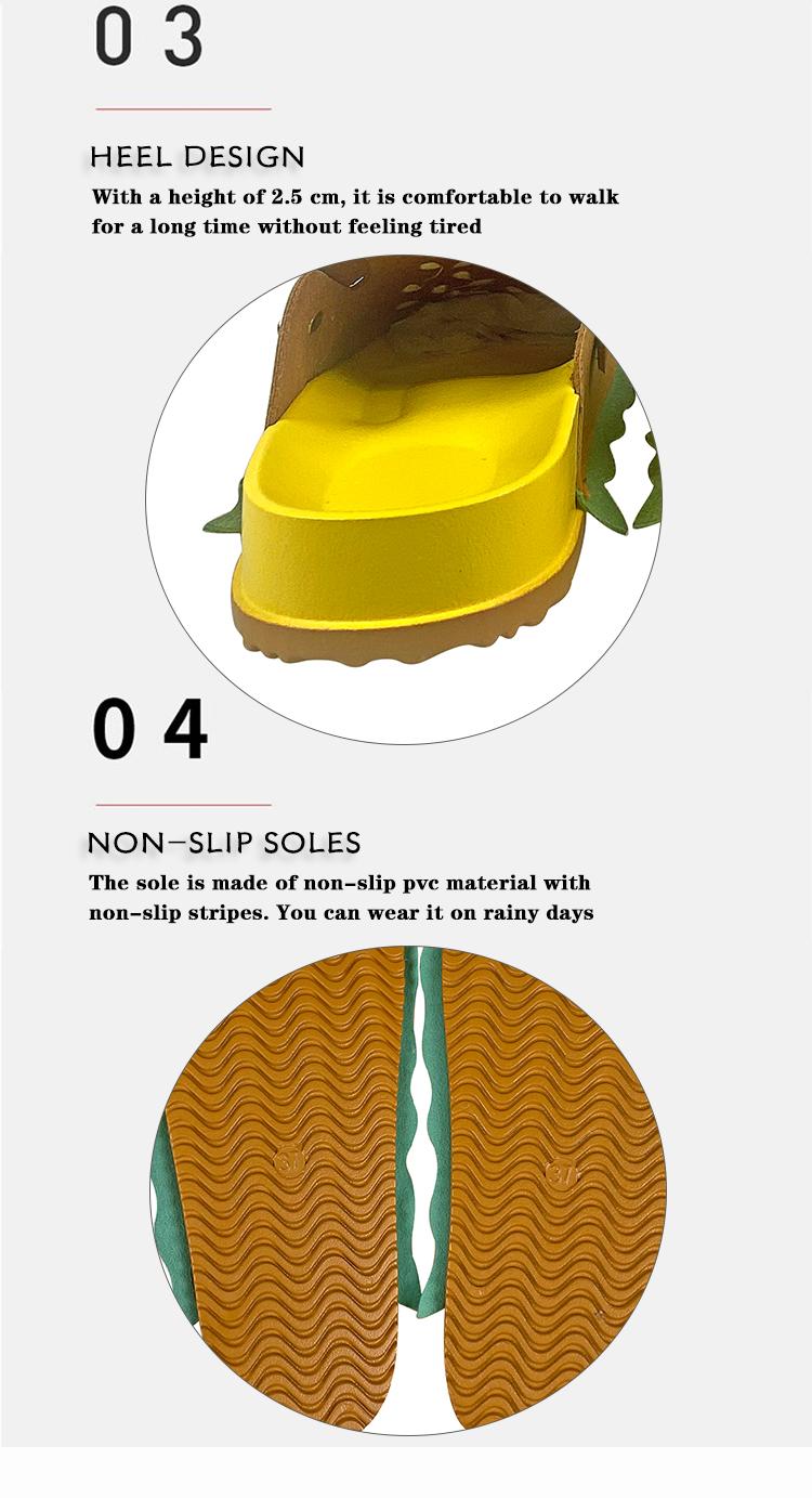 PU upper women's hamburger cowhide suede loafers, leather slippers, cork shoes, platform heels. They have arch support function, are comfortable and fashionable PU upper women's hamburger cowhide suede loafers, leather slippers, cork shoes, platform heels. They have arch support function, are comfortable and fashionable