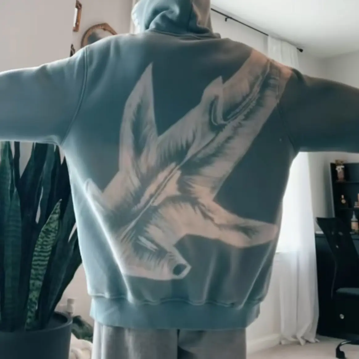 Bleached hoodies