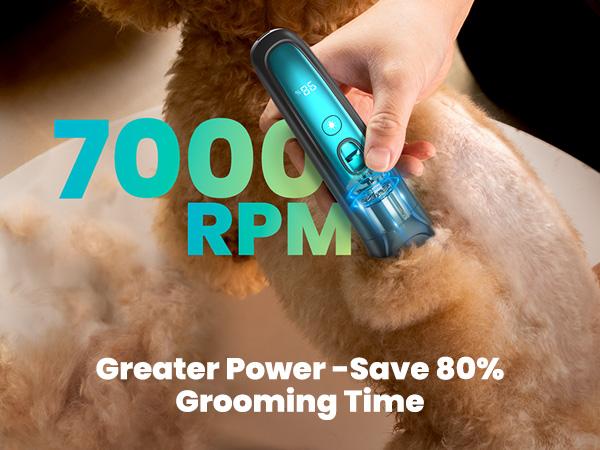 oneisall Quiet Dog Clippers for Grooming – 4-in-1 Cordless Pet Grooming Kit with LED Light, 2000mAh Battery, Paw Trimmer, Nail Grinder, & Clippers for Face, Ears, Legs, & Body