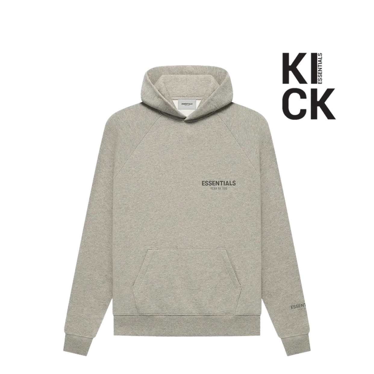 ESSENTIALS HOODIE 'DARK OATMEAL'