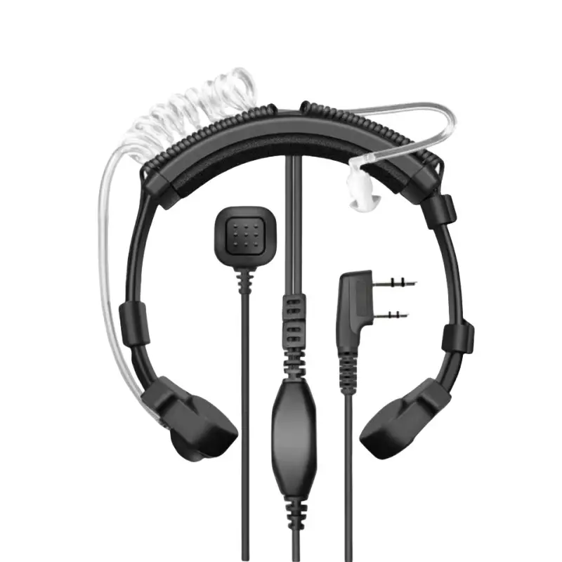 BAOFENG Throat Mic Air Duct Headset, Two-Way Radios Noise-Cancelling Earpiece for UV-32/UV-82/UV-9R/UV-5R/T20/17M Series, Ideal for Security Use, Headphones, Earphones, Audio
