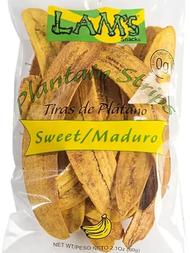 Lam's Sweet/Maduro Plantain Strips 2.5oz