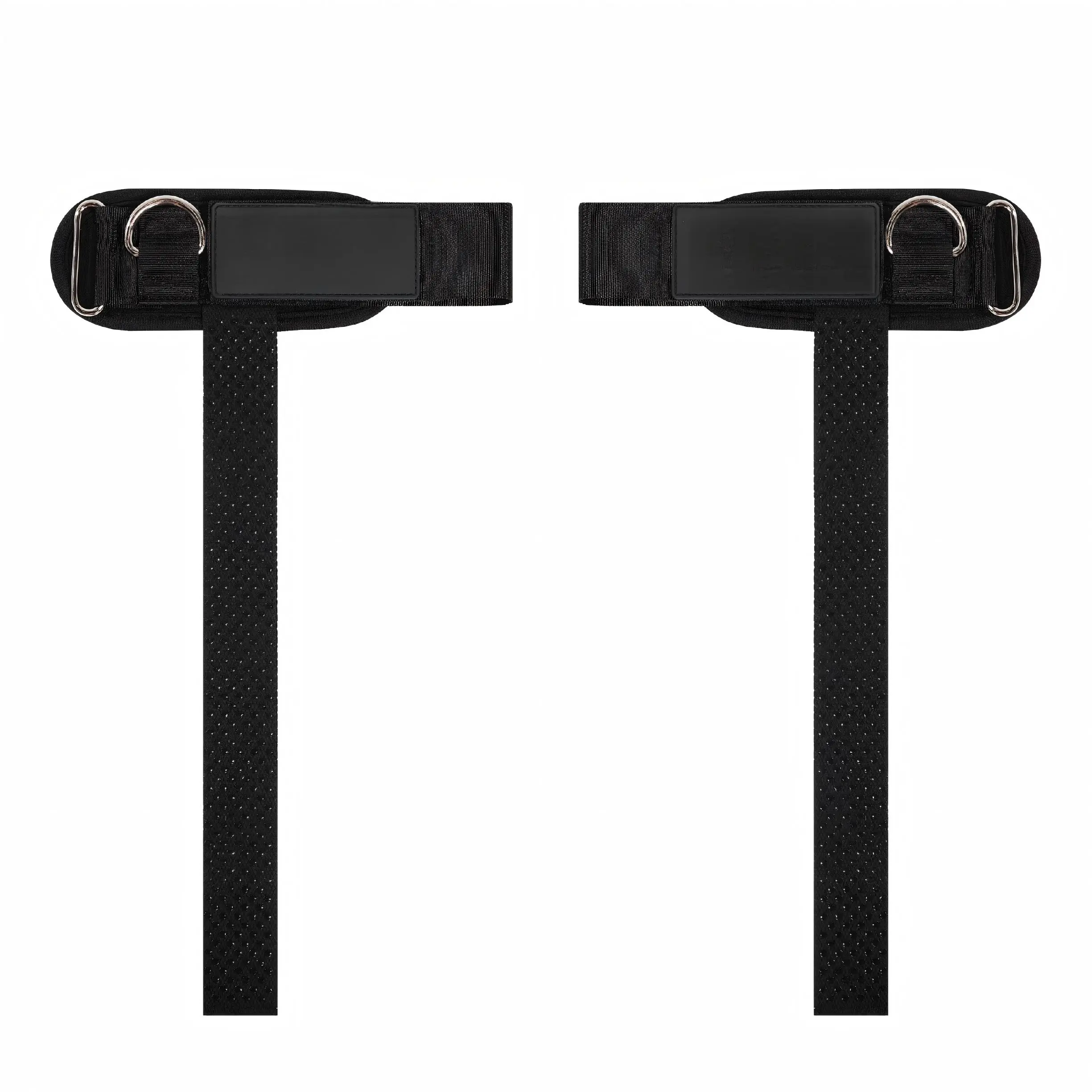 Cushioned Weightlifting Lifting Straps with Anti-Slip Wrist Support and Steel D-Ring for Cable Workouts gym weight belt