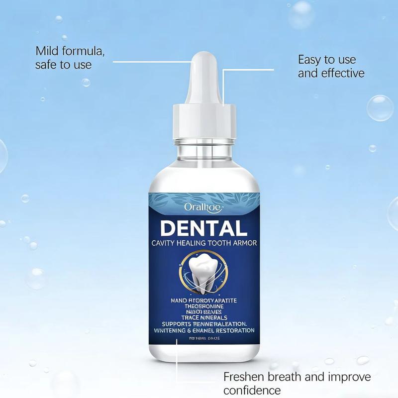 Oralhoe Daily Tooth Armor Liquid Drops   Care for sensitive teeth   Effectively protects teeth and reduces stains   Dental care   Fresh breath   Suitable for everyday use