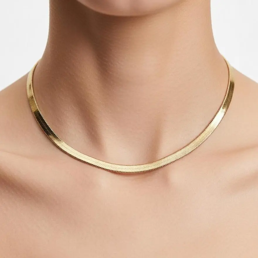 Golden Snake Choker