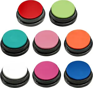 Pet Training Button, Dog Voice Training Buzzer, Dog Button, Dog Button for Communication Recordable Buttons - Train Your Dog to Say the Sounds They Need to Say! (8 Buttons)