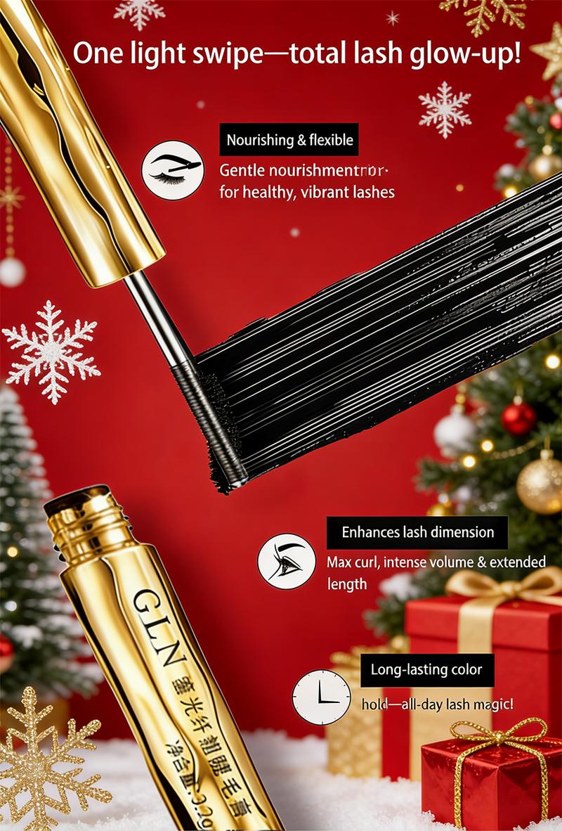 Niche Long-Lasting Curl-Defining Mascara + Waterproof & Smudge-Proof, 24-Hour Wear, Natural Lengthening & Volumizing Effect + Cosmetics, Christmas Gift Niche Long-Lasting Curl-Defining Mascara + Waterproof & Smudge-Proof, 24-Hour Wear, Natural Lengthening & Volumizing Effect + Cosmetics, Christmas Gift