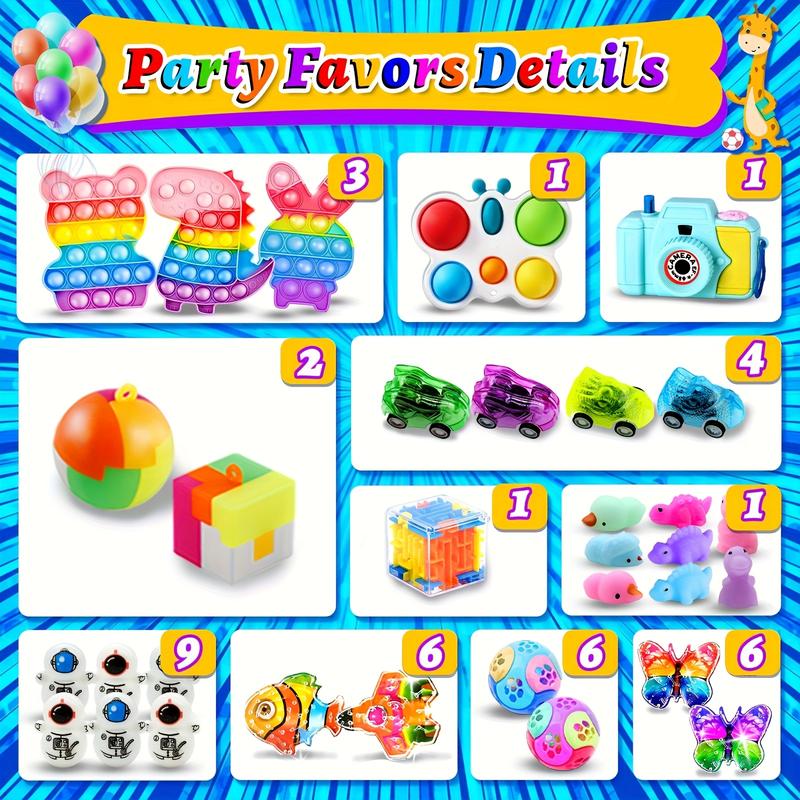 306 PCS Party Favors for Kids, Bulk Fidget Toys,Goodie Bags Stuffers, Treasure Box Toy for Classroom Prizes, Birthday Gifts