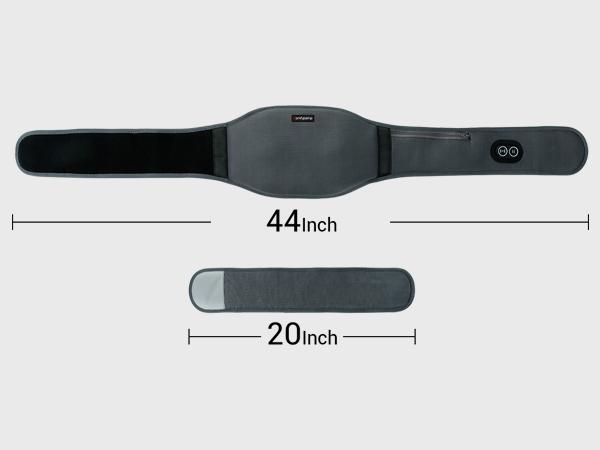 Cordless Back Massager with 3 Heating Levels & 3 Vibration Levels - Up to 58'' Waist Heating Pad for Deep Back Relief - Portable & Adjustable Elastic Strap - 30-Day Guarantee Cordless Back Massager with 3 Heating Levels & 3 Vibration Levels - Up to 58'' Waist Heating Pad for Deep Back Relief - Portable & Adjustable Elastic Strap - 30-Day Guarantee