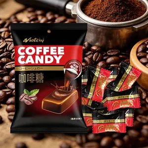 Coffee Candy, 140 Bags of Real Coffee Powder & Crunchy Goodness, Perfect for Office & Home Snacking, Bulk Wholesale for Holiday Gifts