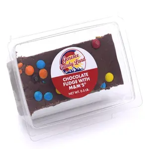 Chocolate Fudge With Candy Coated Chocolate Pieces