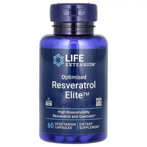 Life Extension Optimized Resveratrol Elite, 60 Vegetarian Capsules