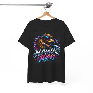 Hawk Tuah Funny Meme T-Shirt | Fierce Hawk Sunglasses Spit Humor Graphic Tee
